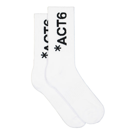ACT6 Socken "Basic" Weiß